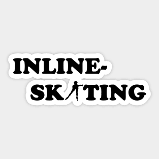 Inline skating Sticker